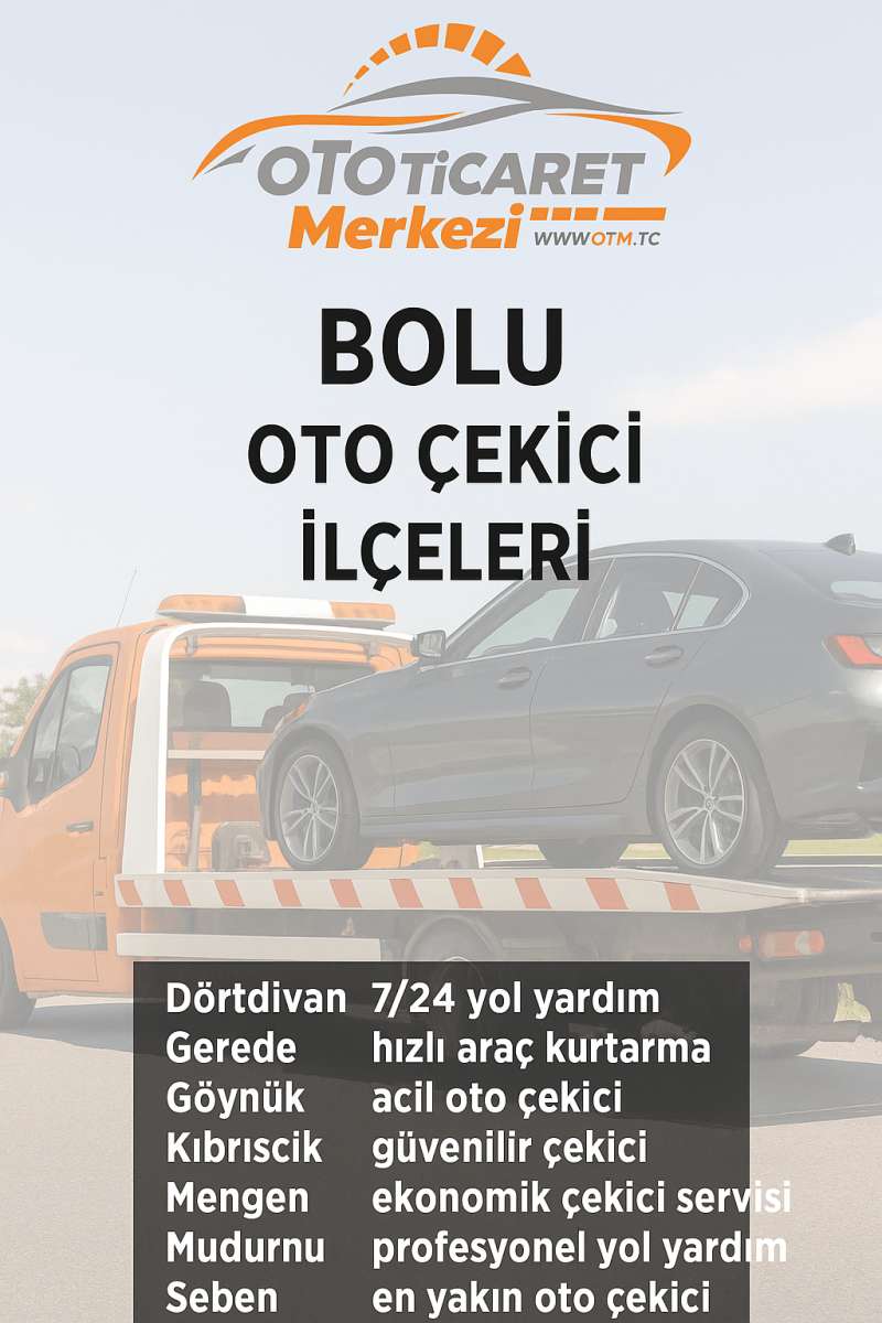 Bolu 7/24 Oto Çekici