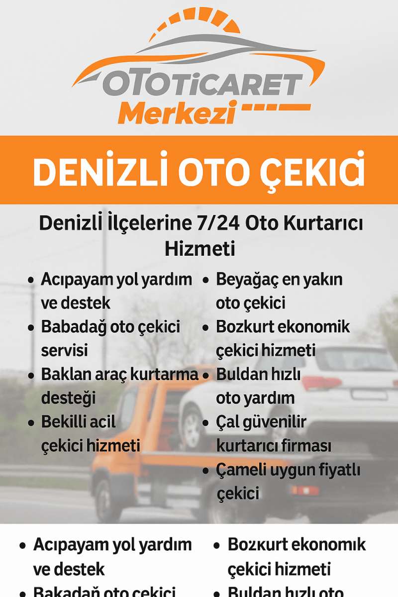 Denizli Oto Çekici
